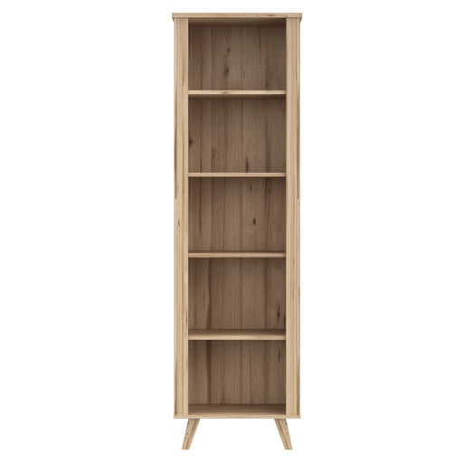 Etajera Mica Vankka, Stejar Pardosit Si Alb, 60 Cm