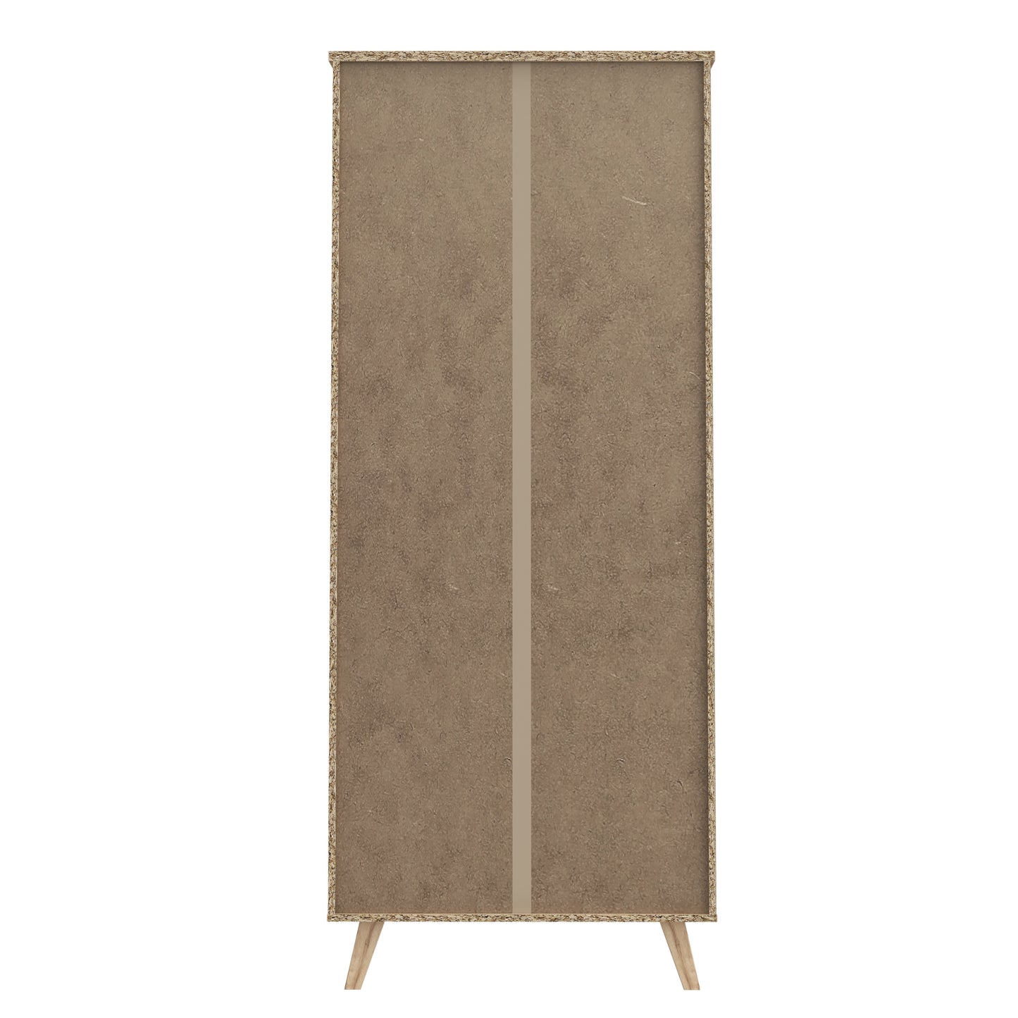 Etajera 2 Sertare Vankka, Stejar pardosit Si Alb, 84.7 Cm