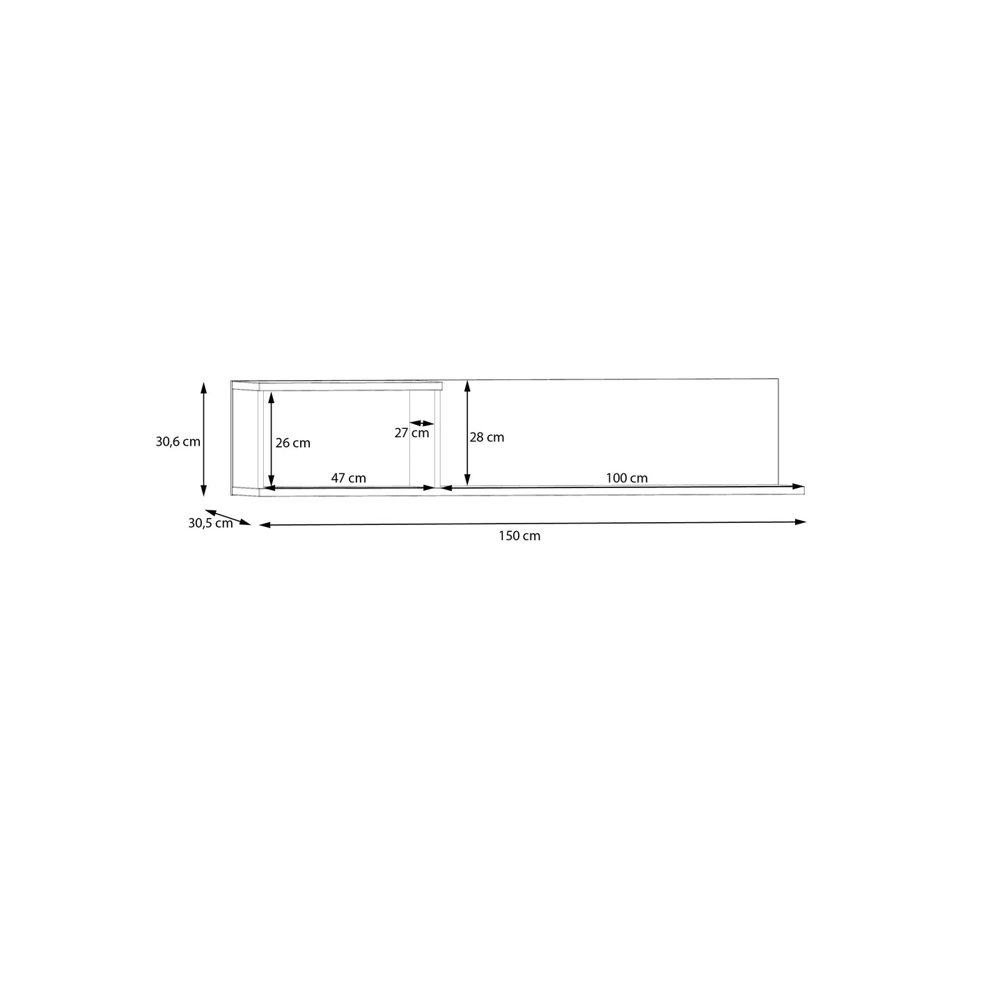 Raft Suspendat Charleston, Stejar Elegancia Si Polyrattan 150 Cm