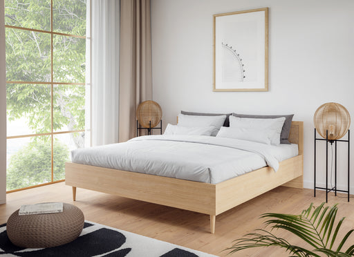 Pat Charleston, Dimensiune Saltea 180 x 200 Cm, Stejar Elegancia Si Polyrattan