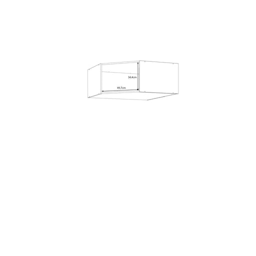 Suprapozabil Ptr Dulap Colt 1 Usa Ecobest 2 Stejar Mauvella, 89.5 Cm