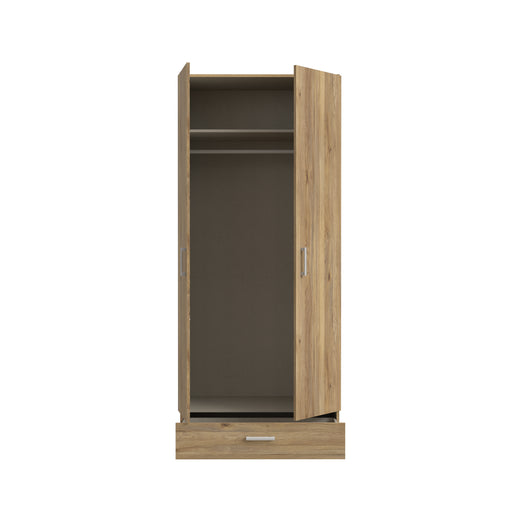 Dulap 2 Usi Si 1 Sertar Ecobest 2 Stejar Mauvella, 88.9 Cm