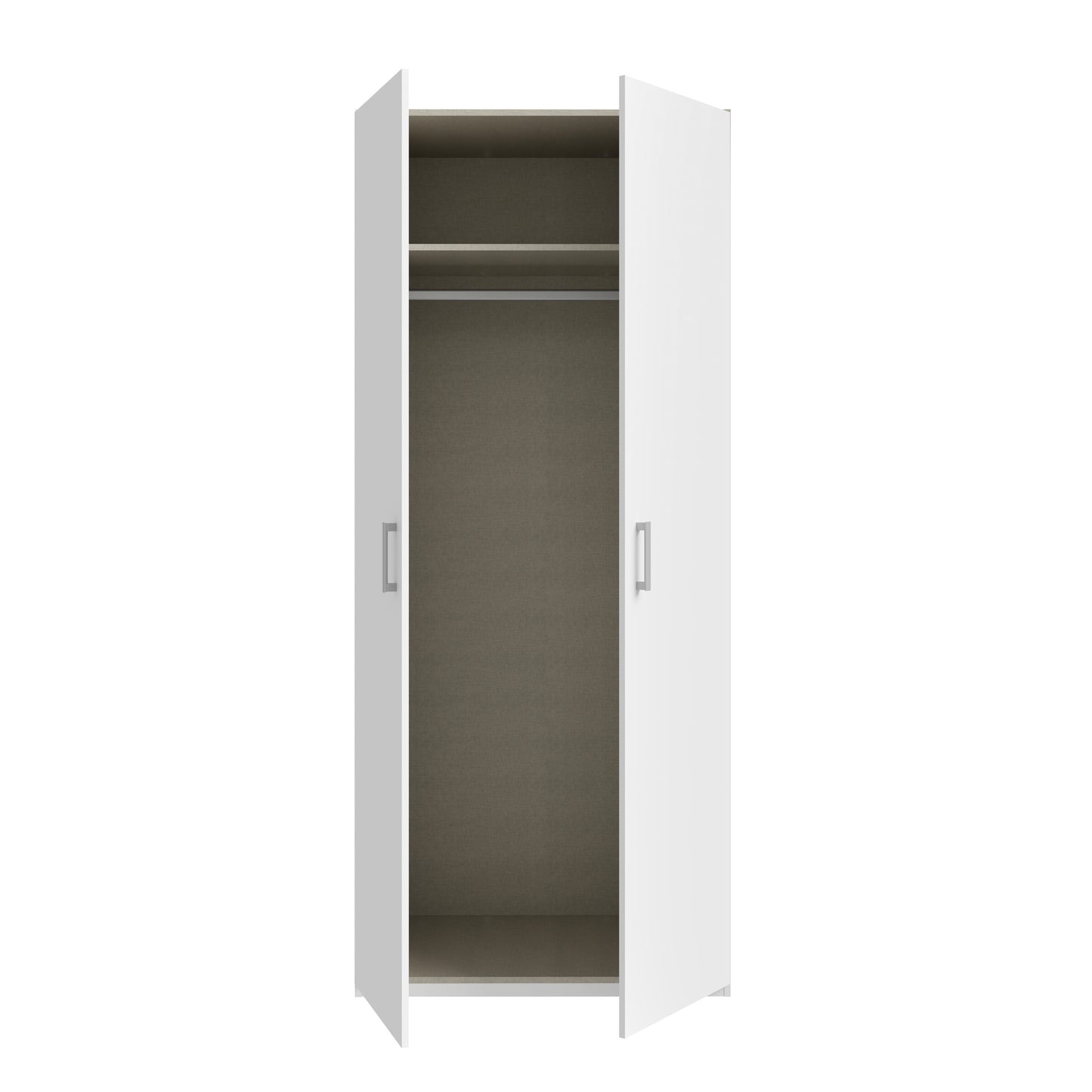 Dulap 2 Usi  Ecobest 2 Alb, 88.9 Cm