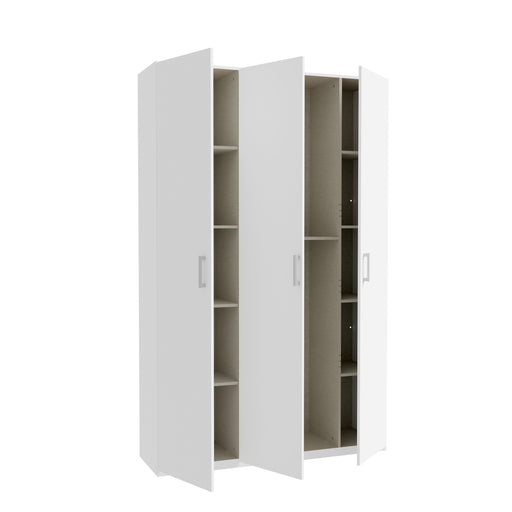 Dulap 3 Usi  Harmony Alb, 133.2 Cm