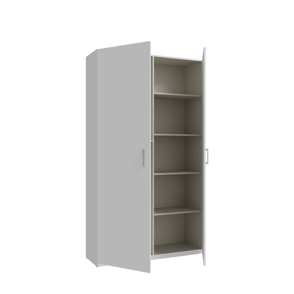Dulap 2 Usi Harmony Alb, 119.5 Cm