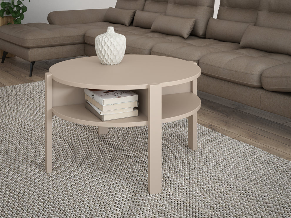 Masa Cafea Bibliotheque, Nisip 74.4 Cm