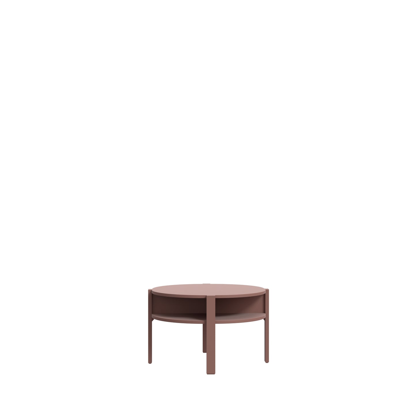 Masa Cafea Bibliotheque Terracotta, 74.4 Cm