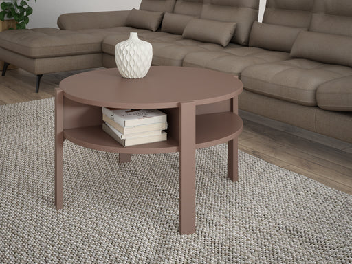 Masa Cafea Bibliotheque Terracotta, 74.4 Cm