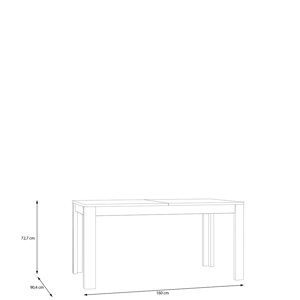 Masa Extensibila Bibliotheque Stejar Cabezone, 160 x 200 Cm