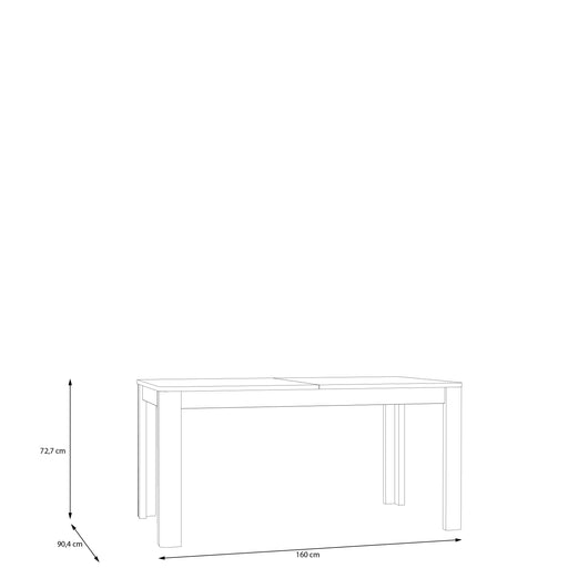Masa Extensibila Bibliotheque Nisip, 160 X 200 Cm
