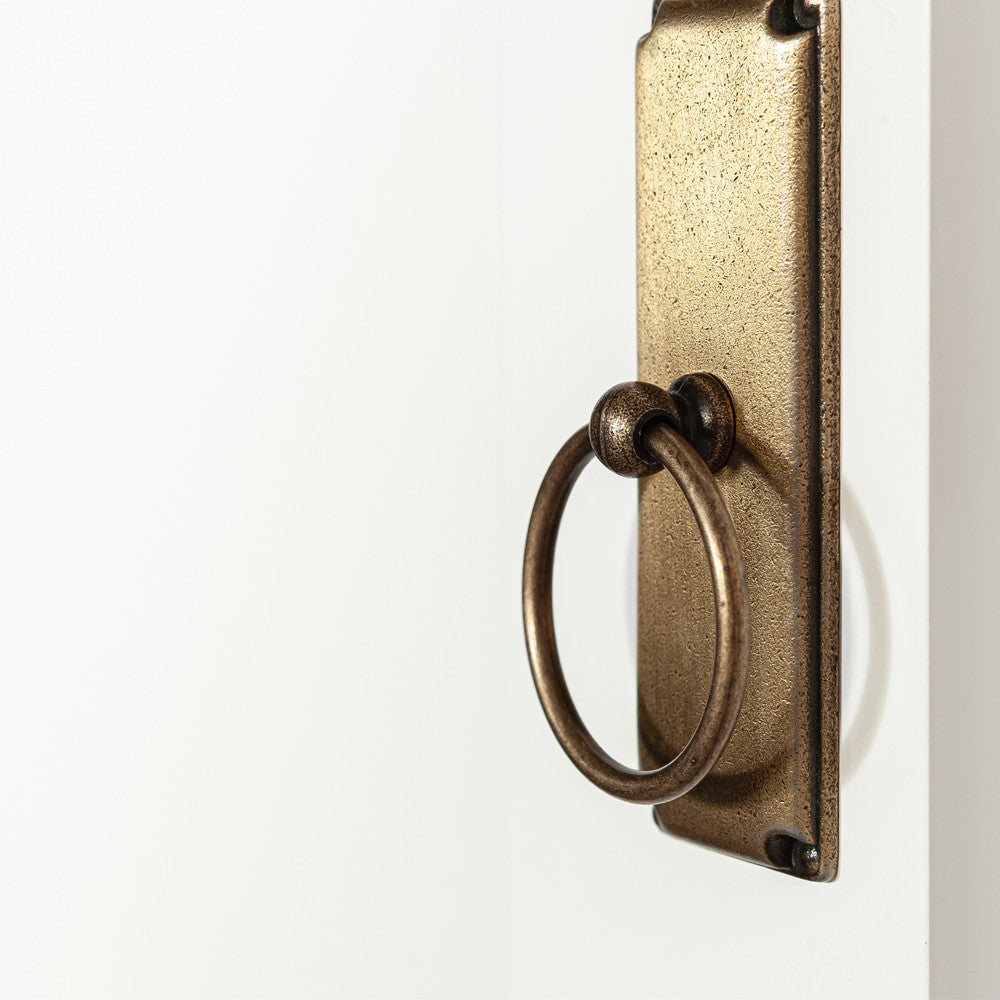Dulap 4 Usi si 1 Sertar Saint Tropez, Vopsit Negru, 250 Cm