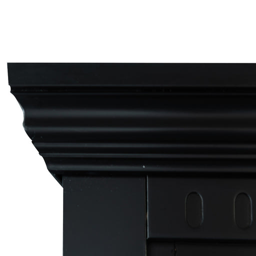 Dulap 4 Usi si 1 Sertar Saint Tropez, Vopsit Negru, 250 Cm