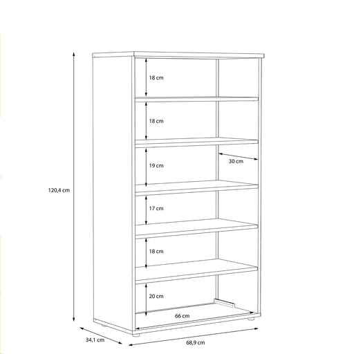 Pantofar Best alb si beton optic gri deschis, 68.9 Cm