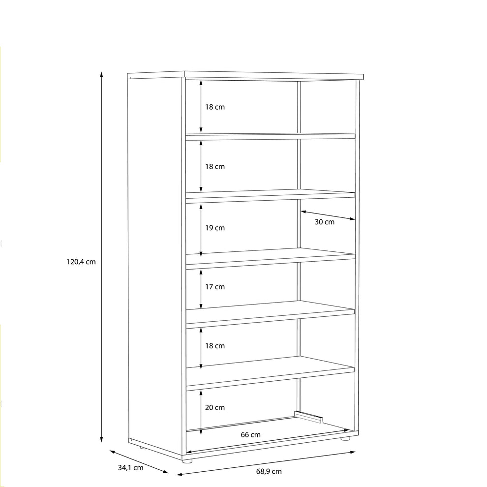 Pantofar Best alb si beton optic gri deschis, 68.9 Cm