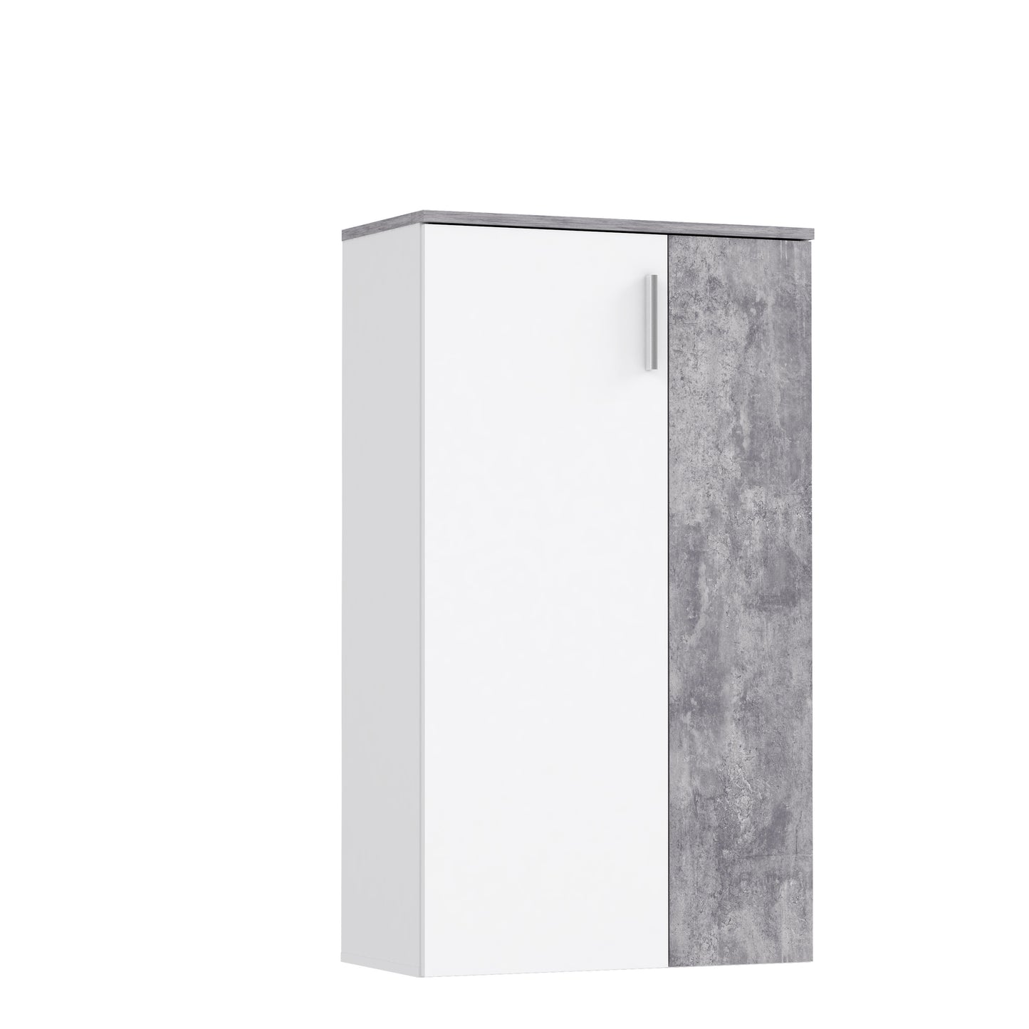 Pantofar Best alb si beton optic gri deschis, 68.9 Cm