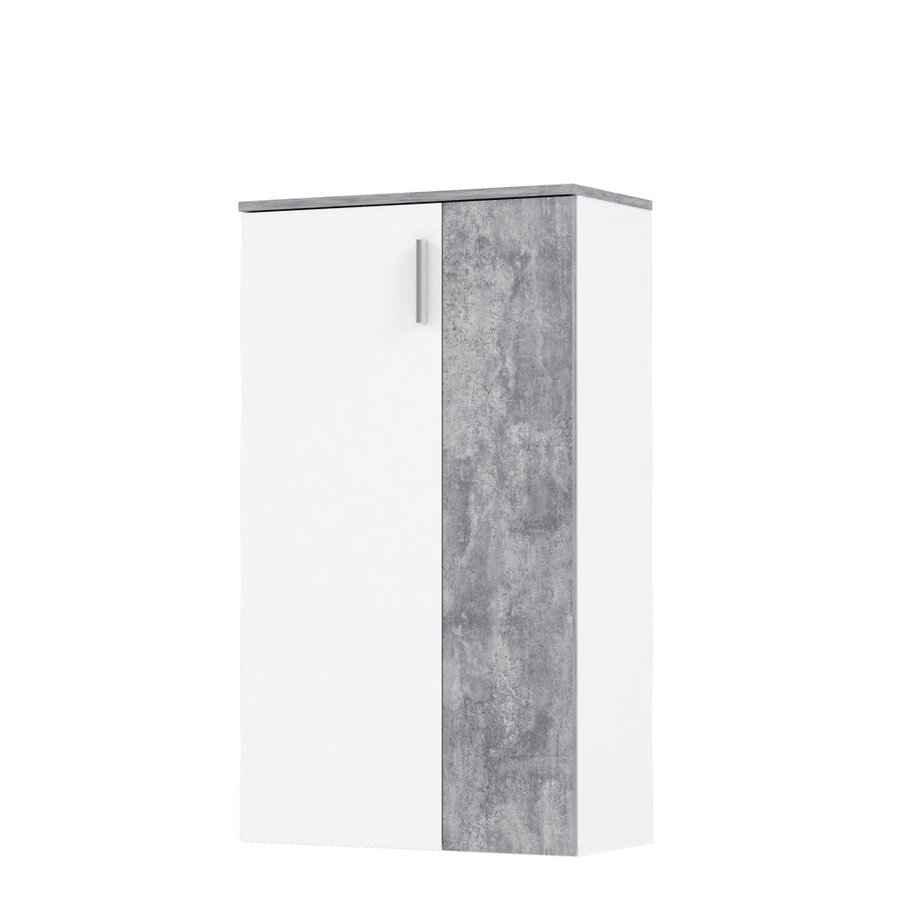 Pantofar Best alb si beton optic gri deschis, 68.9 Cm