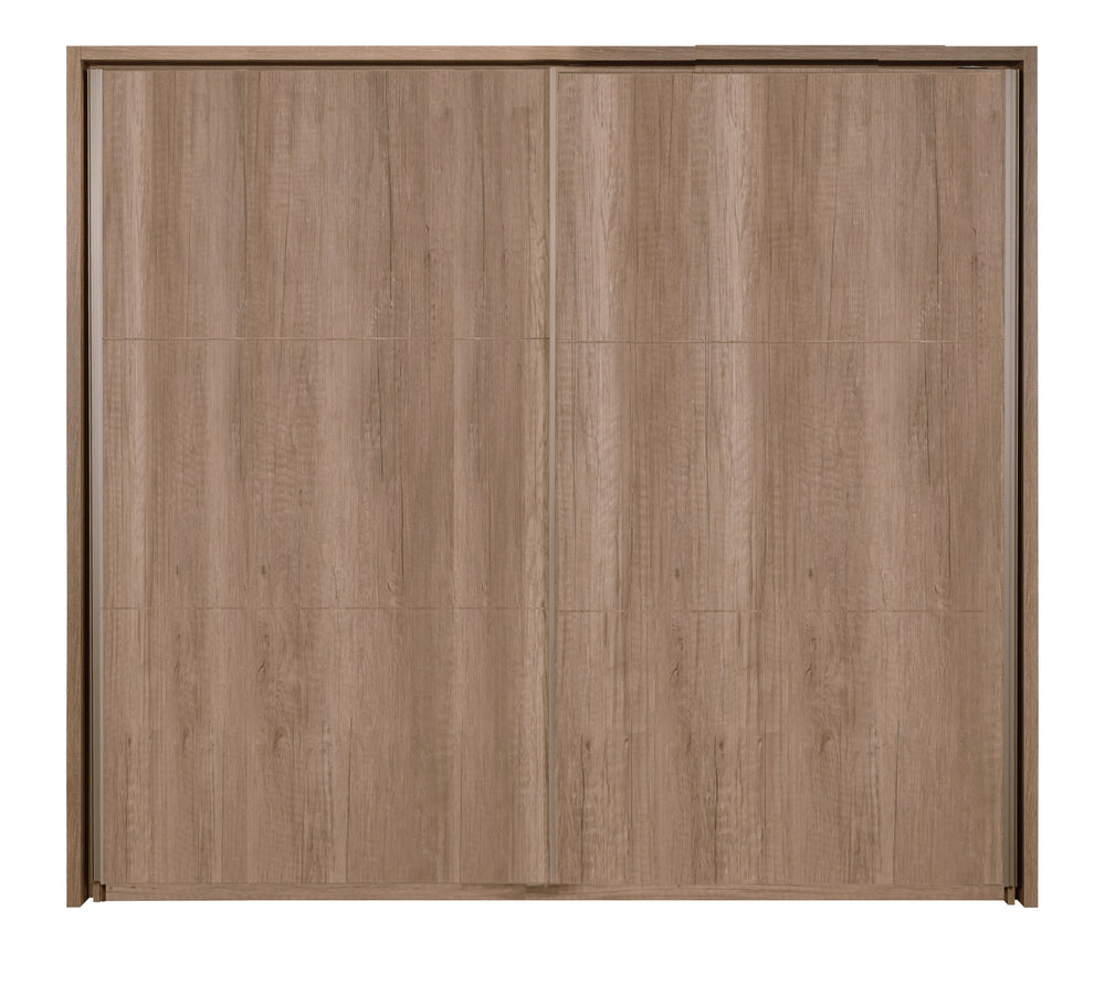 Set Dormitor Phoenix, Pat Cu Dimensiune saltea 160 X 200 Cm, 2 Noptiere Si Dulap, Somiera Rabatabila