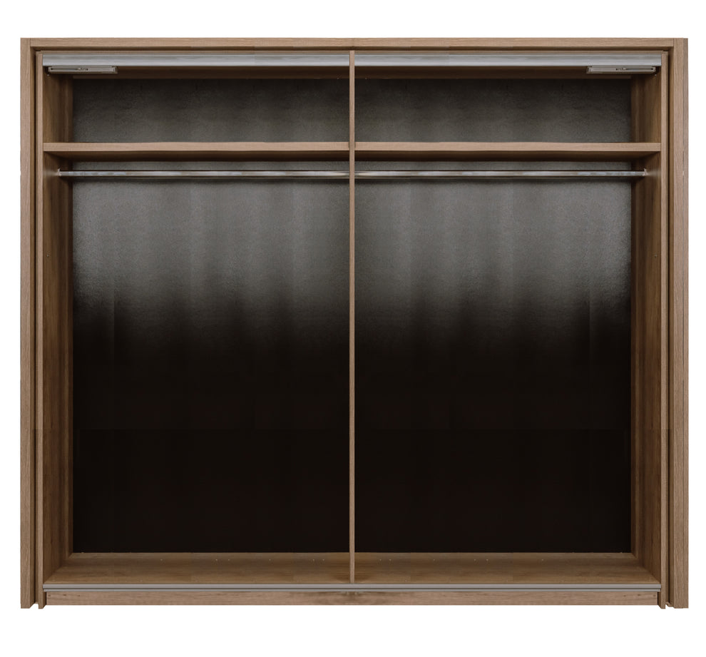 Set Dormitor Phoenix, Pat Cu Dimensiune saltea 160 X 200 Cm, 2 Noptiere Si Dulap, Somiera Rabatabila