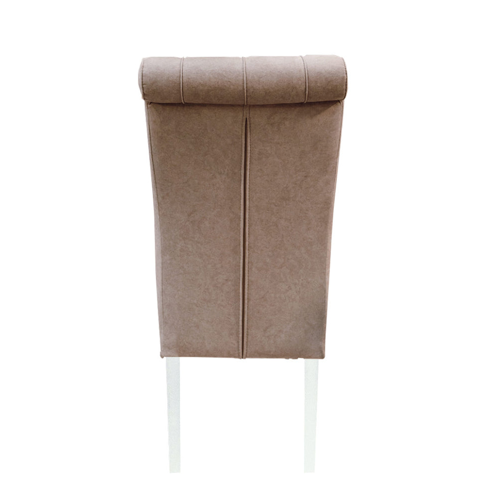 Scaun Saint Tropez, Bej, Alb, 44 x 67 x 99.5 Cm