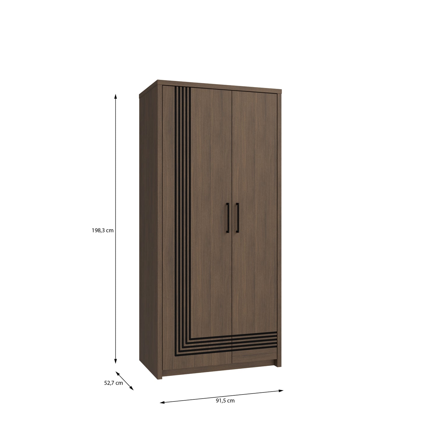 Dulap 2 Usi Euforica,  91.5 Cm