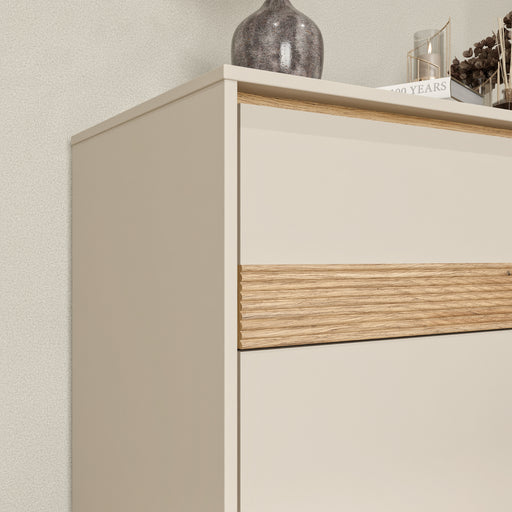 Comoda Waxala, Stejar Mauvella Si Nisip, 96.3 Cm
