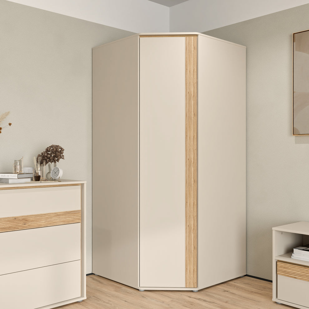 Comoda Waxala, Stejar Mauvella Si Nisip, 96.3 Cm