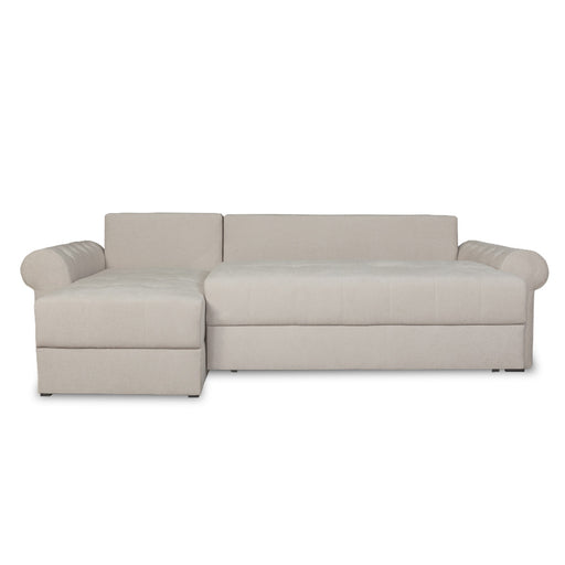 Coltar Extensibil Stanga Trendy, 5 Locuri, Lada Depozitare, Crem, Wind 5, 275 Cm