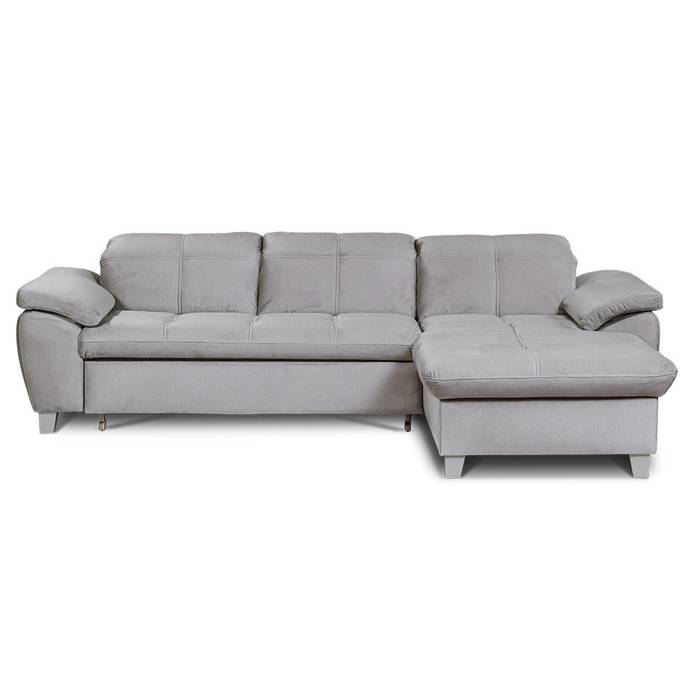 Coltar Extensibil Cu Insula Sevilia Lux, 5 Locuri, Tetiere Reglabile, 272 Cm