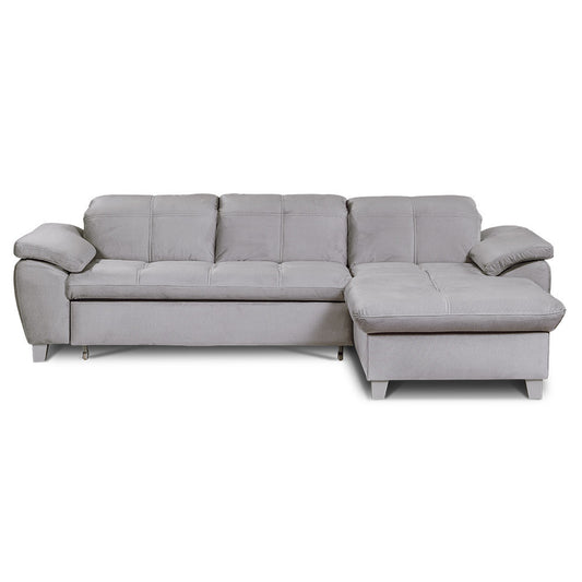 Coltar Extensibil Cu Insula Sevilia Lux, 5 Locuri, Tetiere Reglabile, 272 Cm