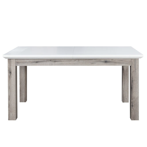 Set Masa Extensibila Fiona Cu 6 Scaune, Alb, 160/210  x 78 x 90 Cm