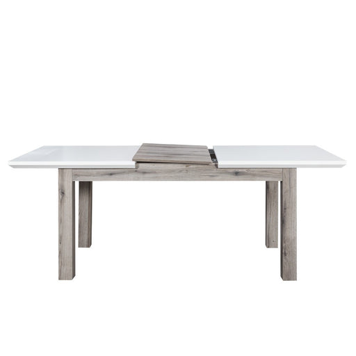 Set Masa Extensibila Fiona Cu 6 Scaune, Alb, 160/210  x 78 x 90 Cm