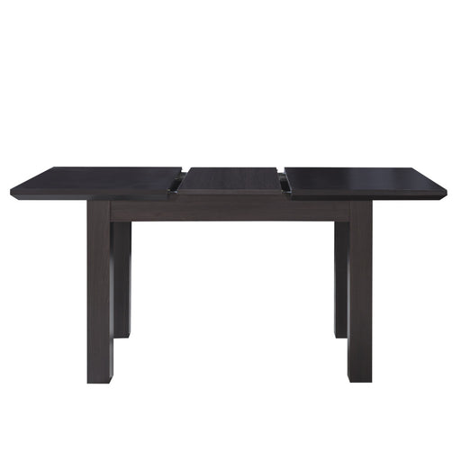 Set masa extensibila Fiona cu 4 Scaune, Brun inchis, 120/160 x 75.6 x 78 cm