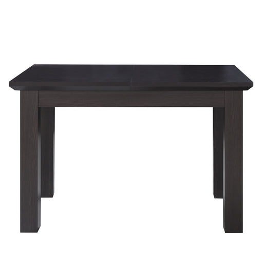 Set masa extensibila Fiona cu 4 Scaune, Brun inchis, 120/160 x 75.6 x 78 cm