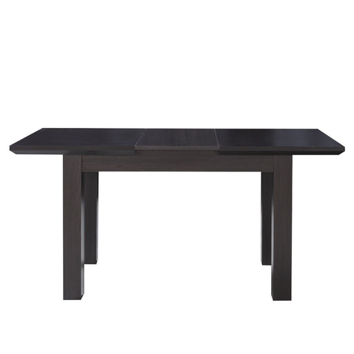 Set masa extensibila Fiona cu 4 Scaune, Brun inchis, 120/160 x 75.6 x 78 cm