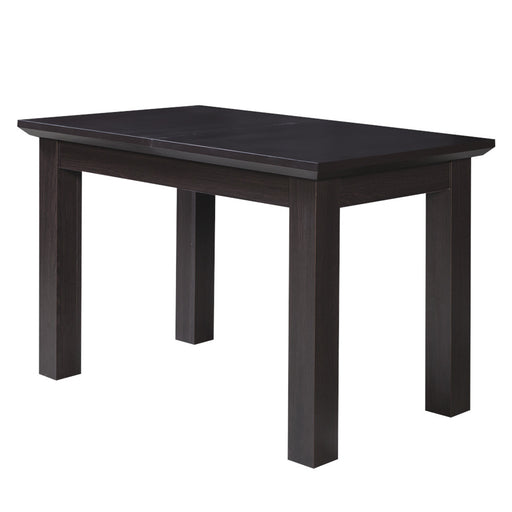 Set masa extensibila Fiona cu 4 Scaune, Brun inchis, 120/160 x 75.6 x 78 cm