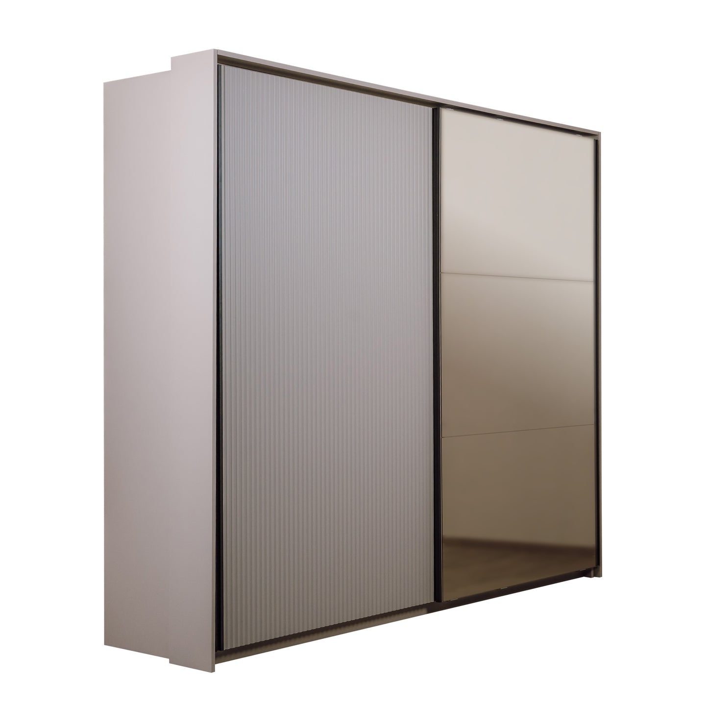 Dulap Destiny, Rama Design, 3 Despartitoare, 3 Bare Haine, 6 Polite, 5 Sertare, 250 Cm