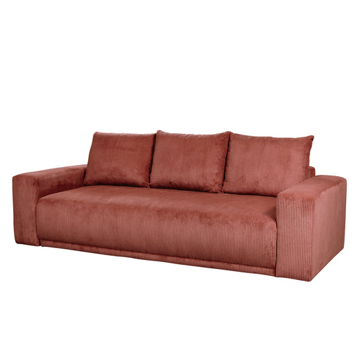 Canapea Extensibila Otis, 3 locuri, Lada Depozitare, Burgundy Deschis