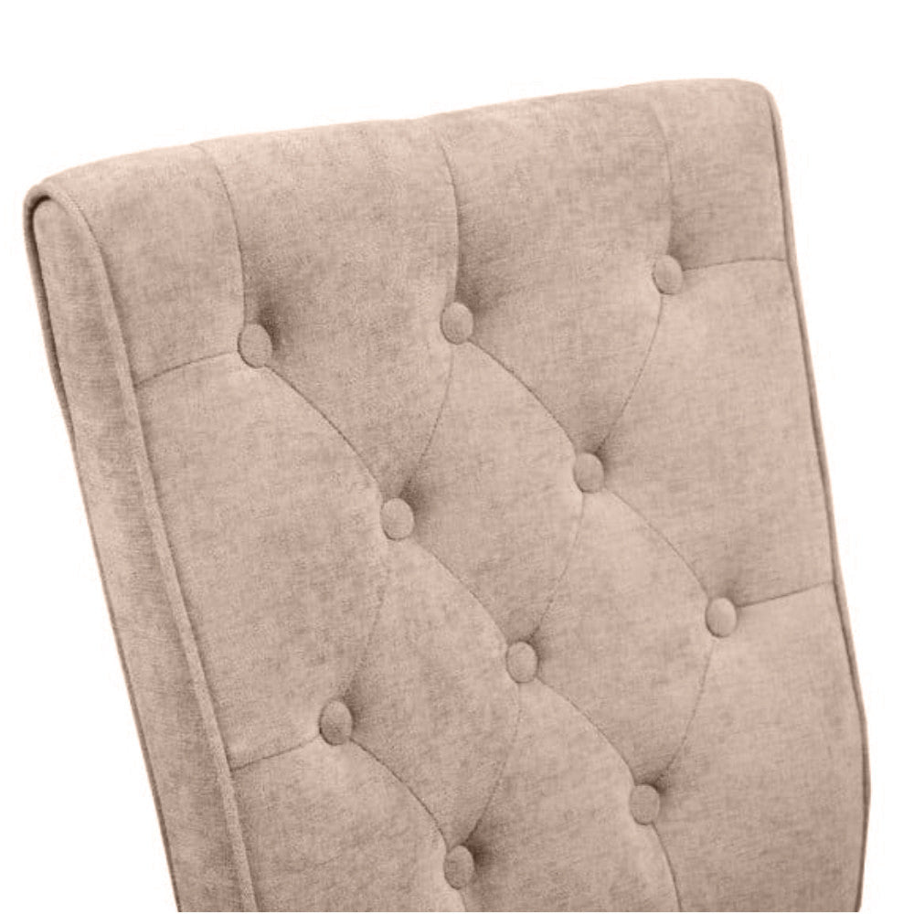 Scaun Casablanca, Bej, Finisaj Crem, 44 x 62 x 99.5 cm