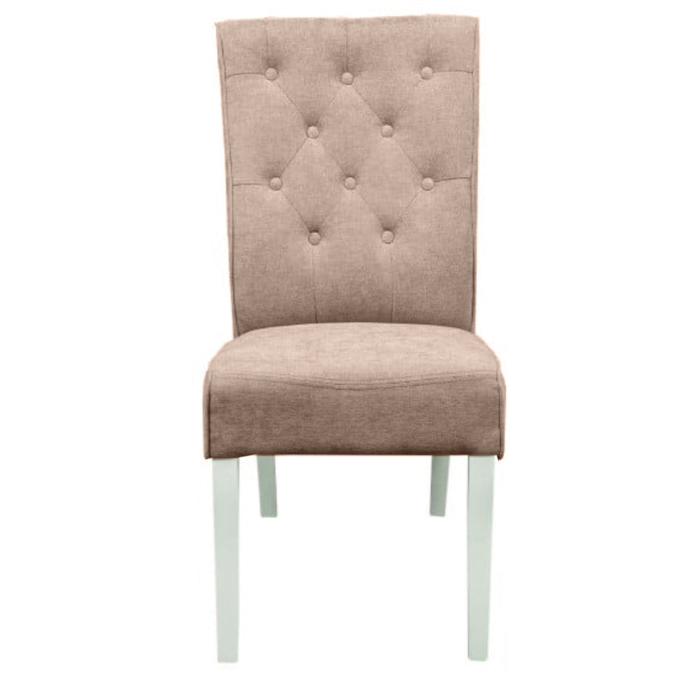 Scaun Casablanca, Bej, Finisaj Crem, 44 x 62 x 99.5 cm