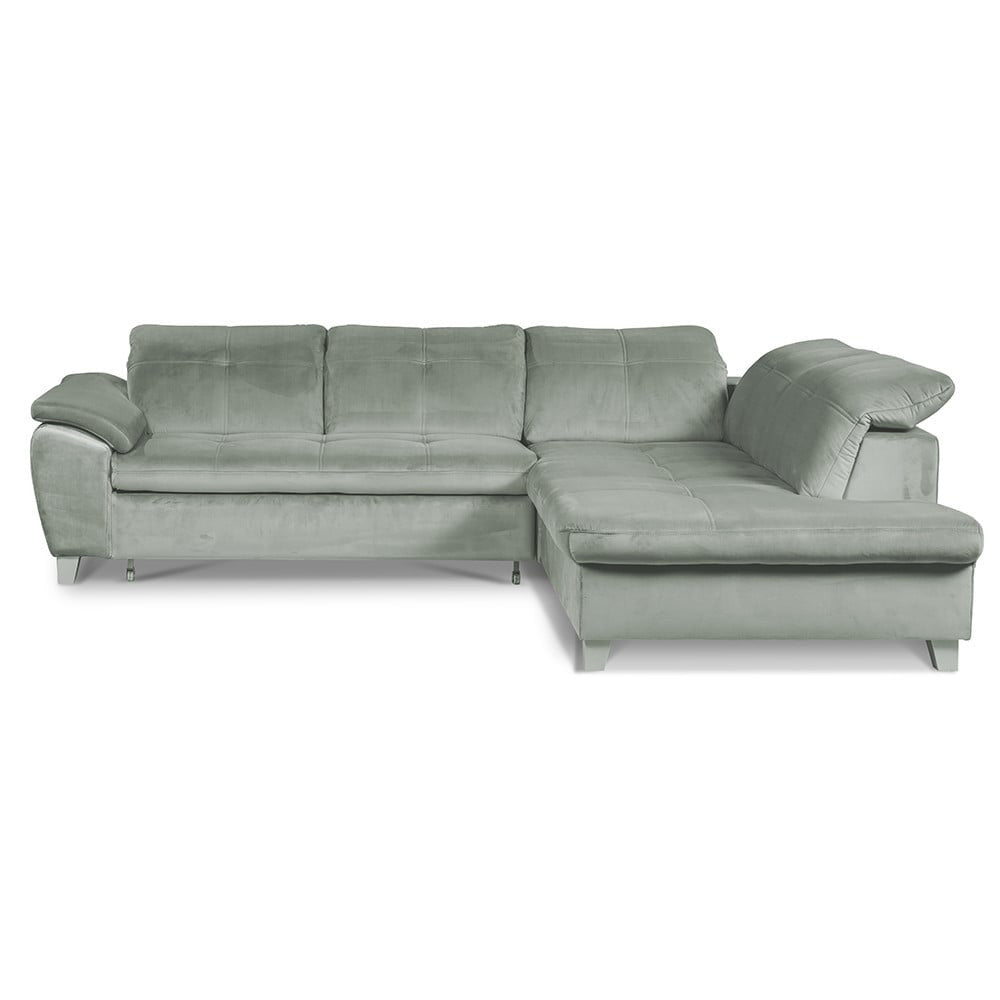 Coltar Extensibil Cu Otoman Mic 5 Locuri, Tetiere Reglabile, 280 Cm