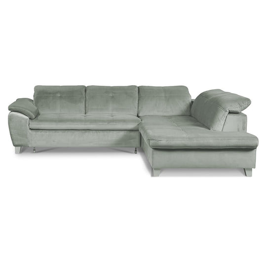 Coltar Extensibil Cu Otoman Mic 5 Locuri, Tetiere Reglabile, 280 Cm