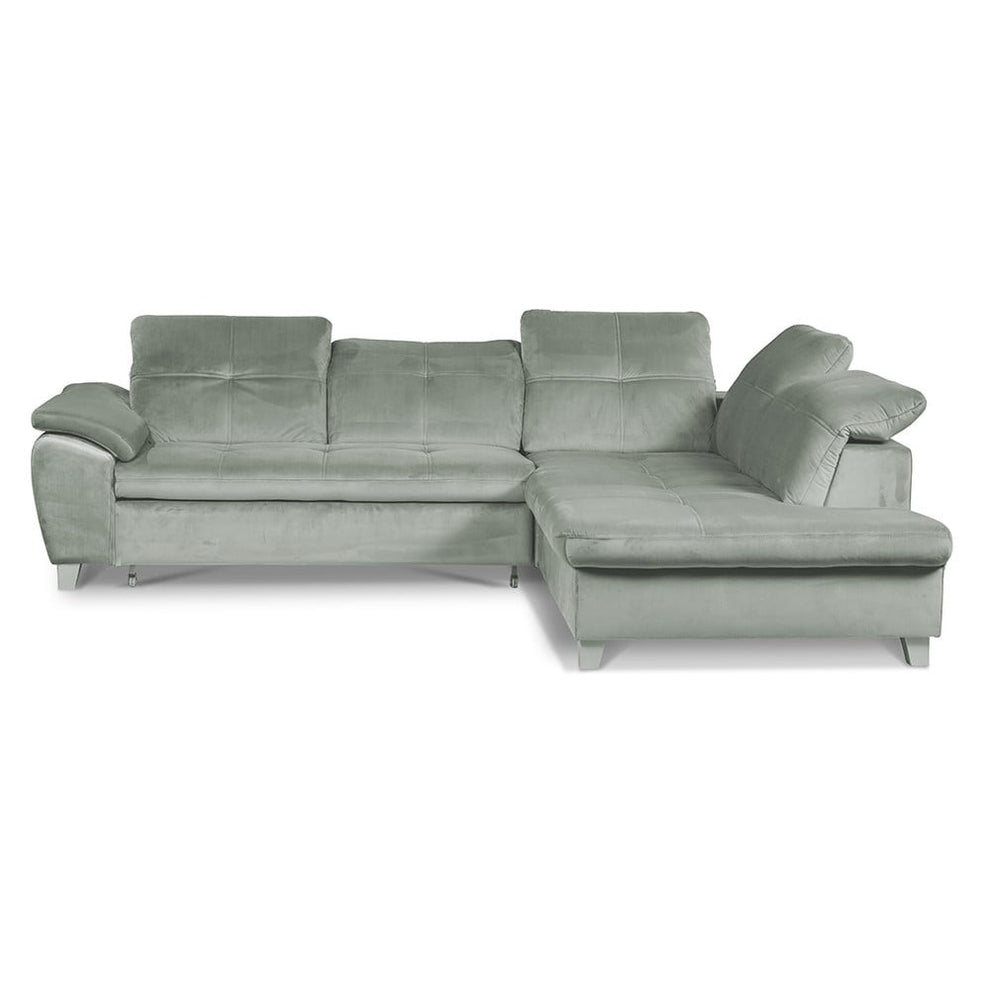 Coltar Extensibil Cu Otoman Mic 5 Locuri, Tetiere Reglabile, 280 Cm