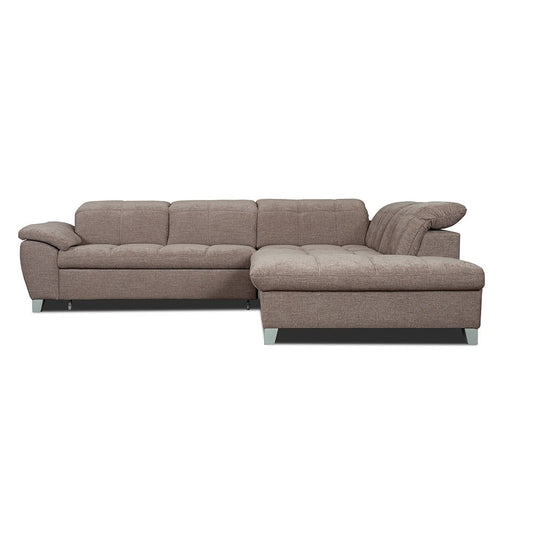 Coltar Extensibil Cu Otoman Mare 5 Locuri, Tetiere Reglabile, 300 Cm