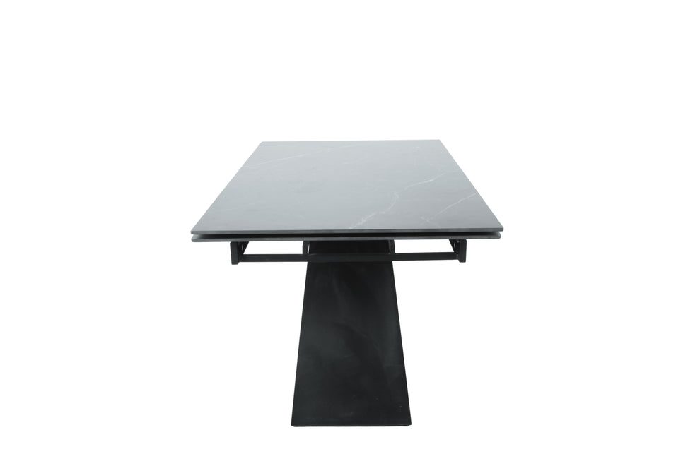 Masa Extensibila Oxidium Negru, 160/240 x 90 x 77 Cm