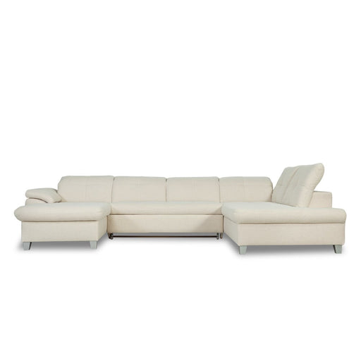 Coltar U Extensibil Sevilia Lux 6 Locuri, Tetiere Reglabile, 355 Cm
