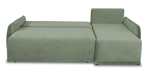 Coltar Extensibil Vida Interschimbabil Stanga/Dreapta, 5 Locuri, Lada Depozitare, Verde, 256 Cm