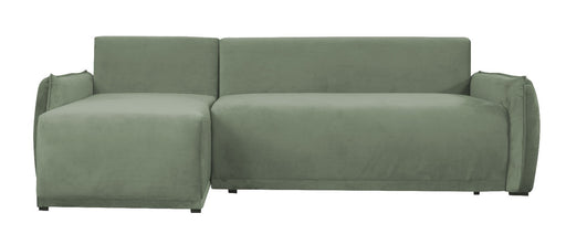 Coltar Extensibil Vida Interschimbabil Stanga/Dreapta, 5 Locuri, Lada Depozitare, Verde, 256 Cm