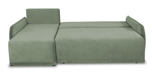 Coltar Extensibil Vida Interschimbabil Stanga/Dreapta, 5 Locuri, Lada Depozitare, Verde, 256 Cm