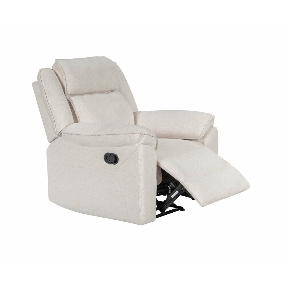 Fotoliu Malvina Bej, Recliner Manual, 96 x 94 x 104 Cm