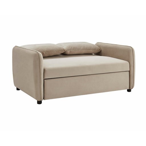 Canapea Ambrozio 2 Locuri Extensibila Bej, 140 Cm
